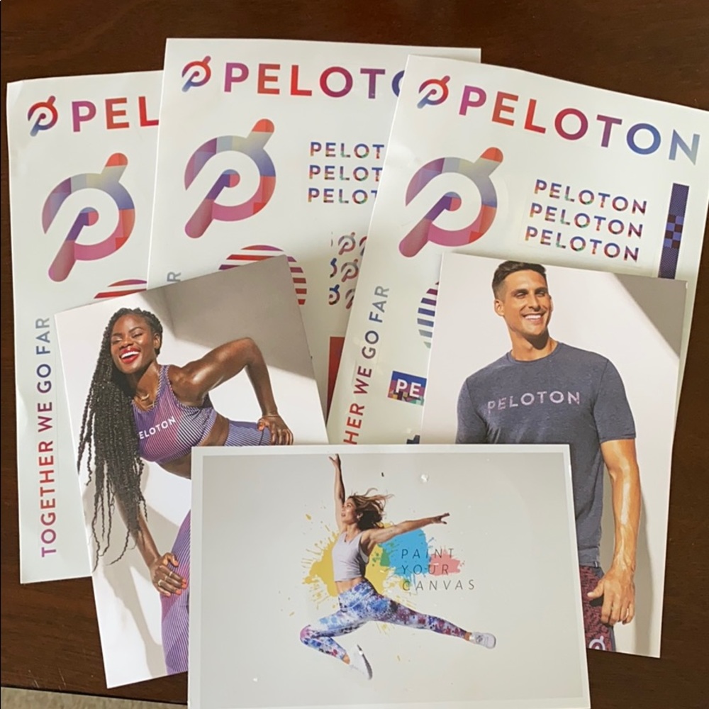 Peloton Stickers and Cards